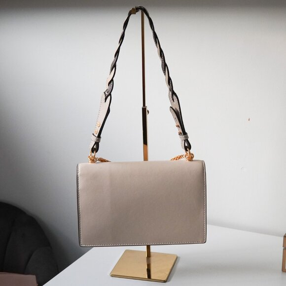 TORY BURCH MILLER BAG IN TAN AND CREAM - Picture 3 of 11